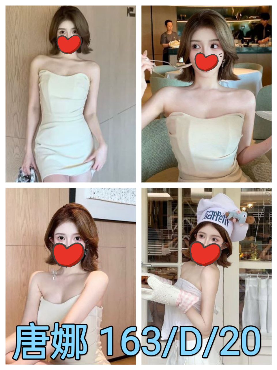 <!-- 標題:樣式全部寫在元素的 style 屬性中 --> 聯絡客服請給編號: <strong>L22S4Z4LYE</strong> 暱稱:<em>唐娜</em> 地區: 台北 國籍: 台妹 年齡: 20 身高: 163 體重: - 罩杯: D杯 方式: 外約 服務時間: 60分 價錢:<strong>$8000</strong>